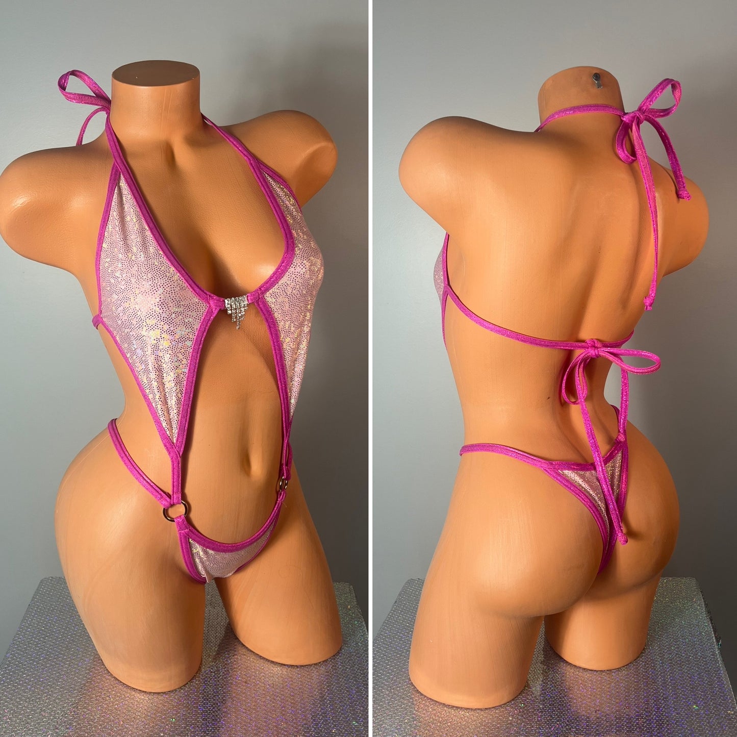 Diamond One Piece (Pink)