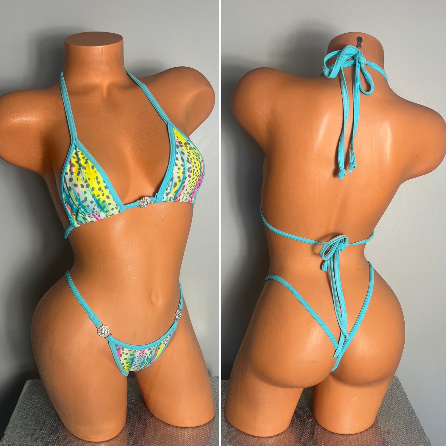 Leopard Tie Dye G String