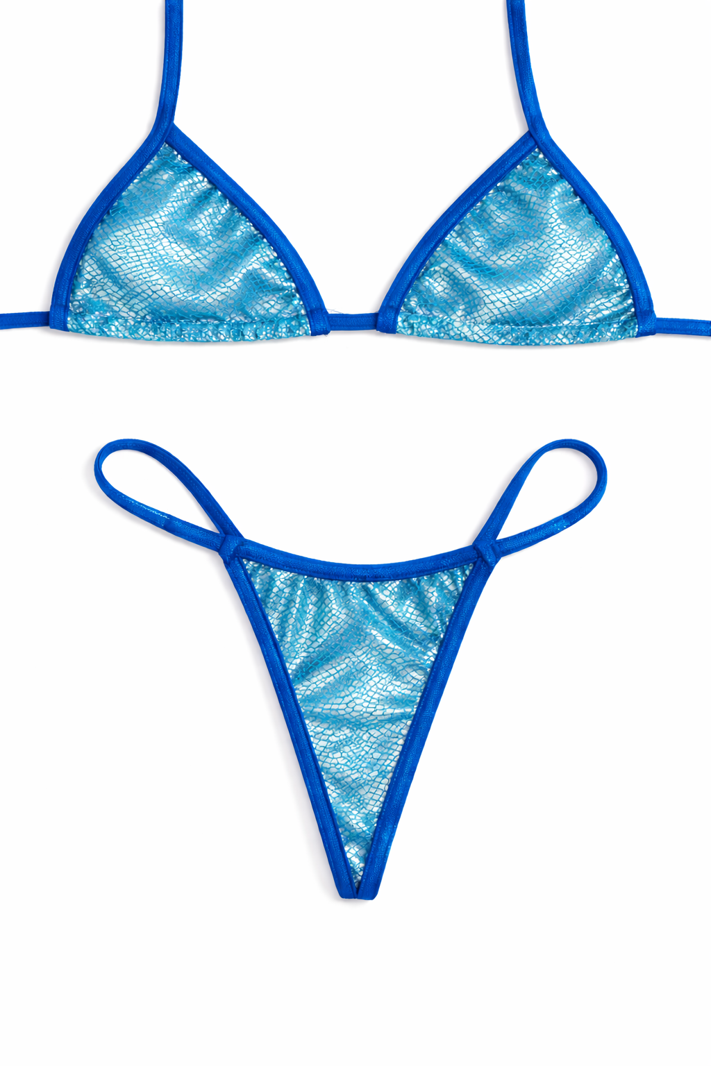 Blue mermaid G string