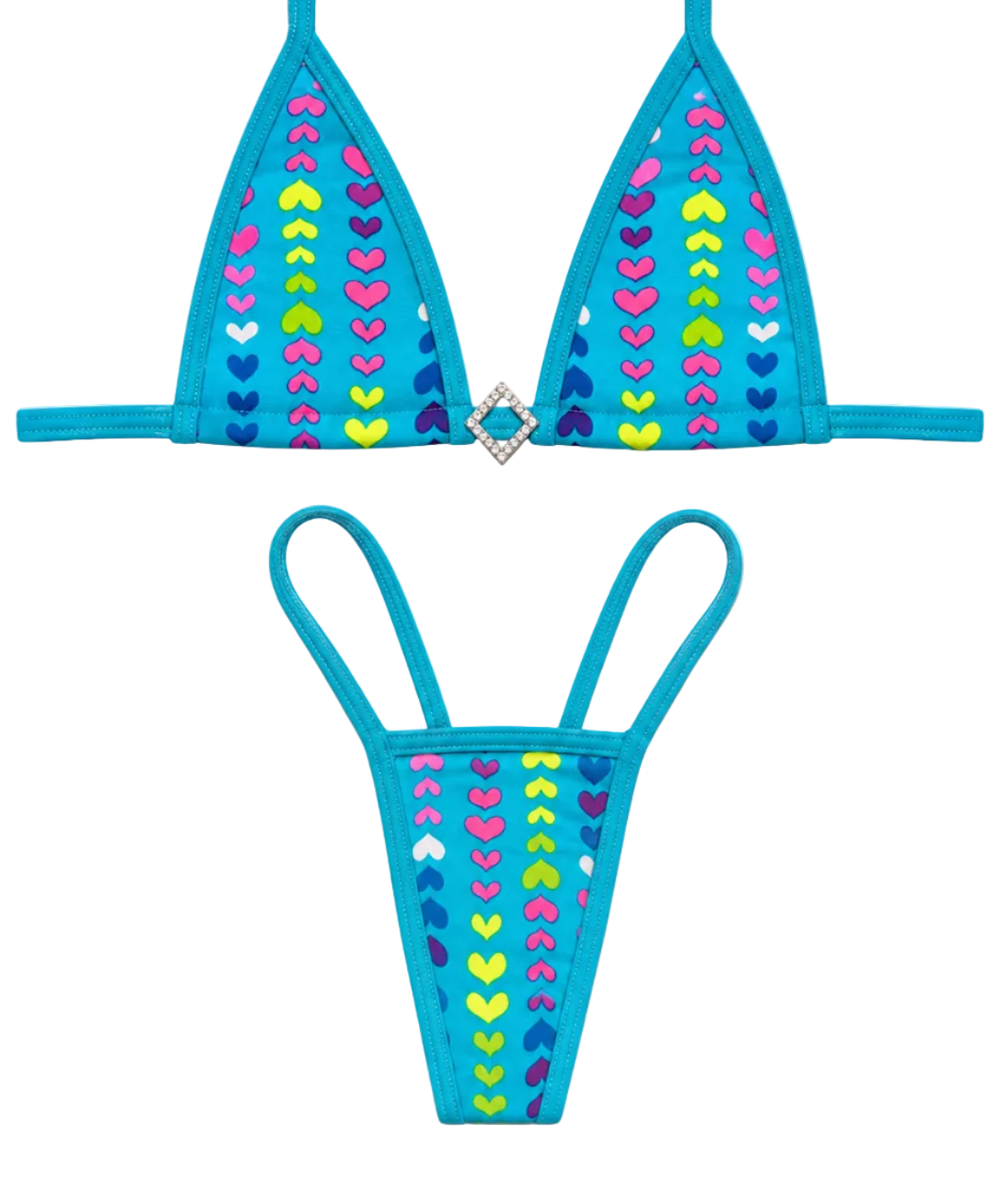 Hearts Diamond tiny g string