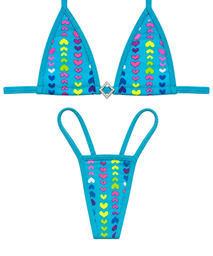 Hearts Diamond tiny g string