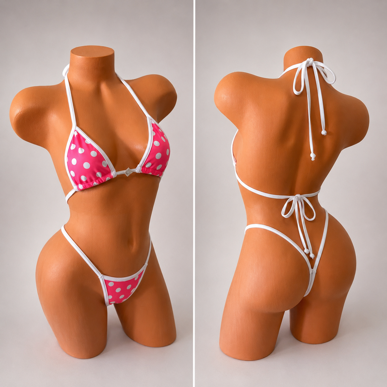 Polka dot Diamond tiny g string