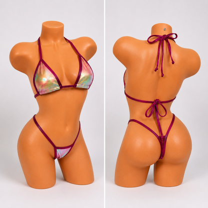 Iridescent g string
