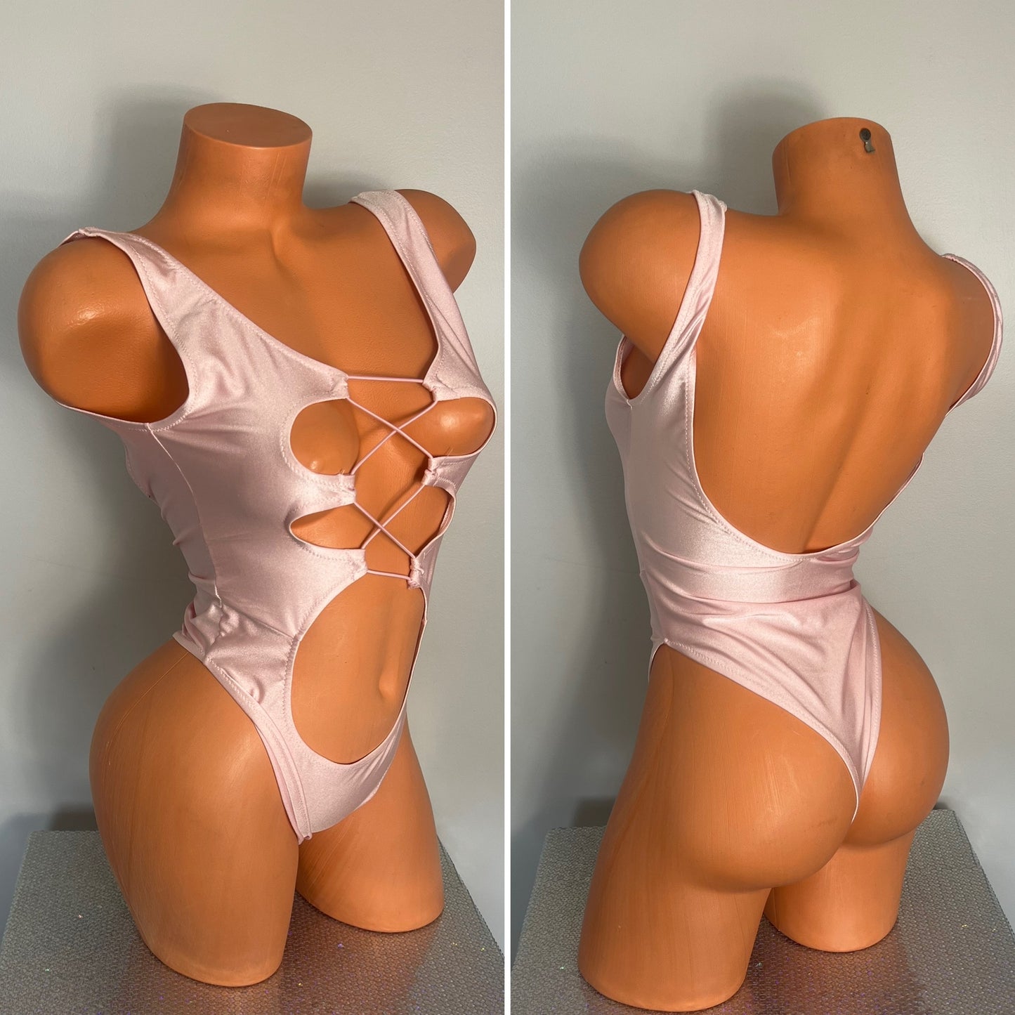 Pink Cut out One Piece
