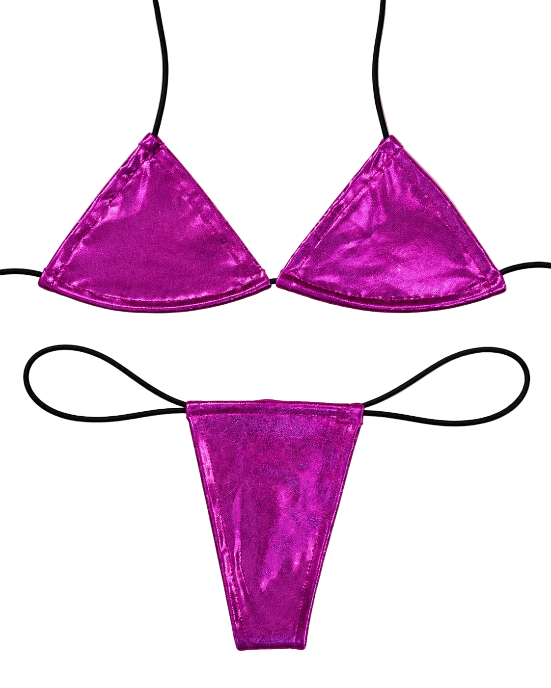 Micro string Berry Pink