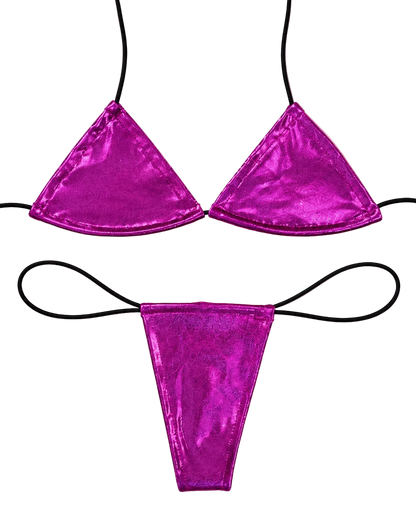 Micro string Berry Pink