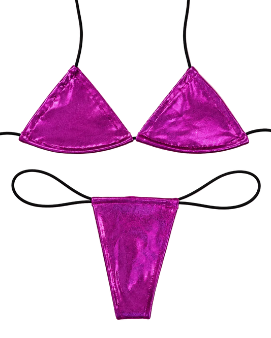 Micro string Berry Pink