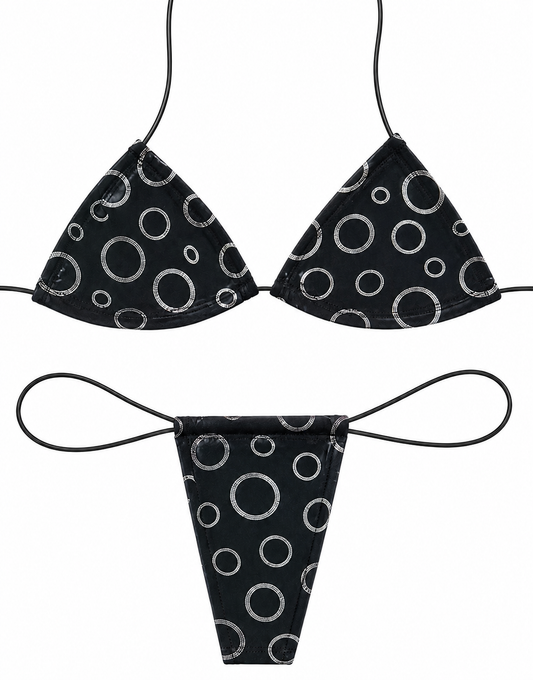 Micro String Black Bubbles
