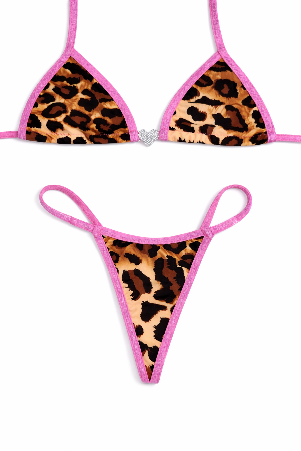 Leopard print G string Bikini