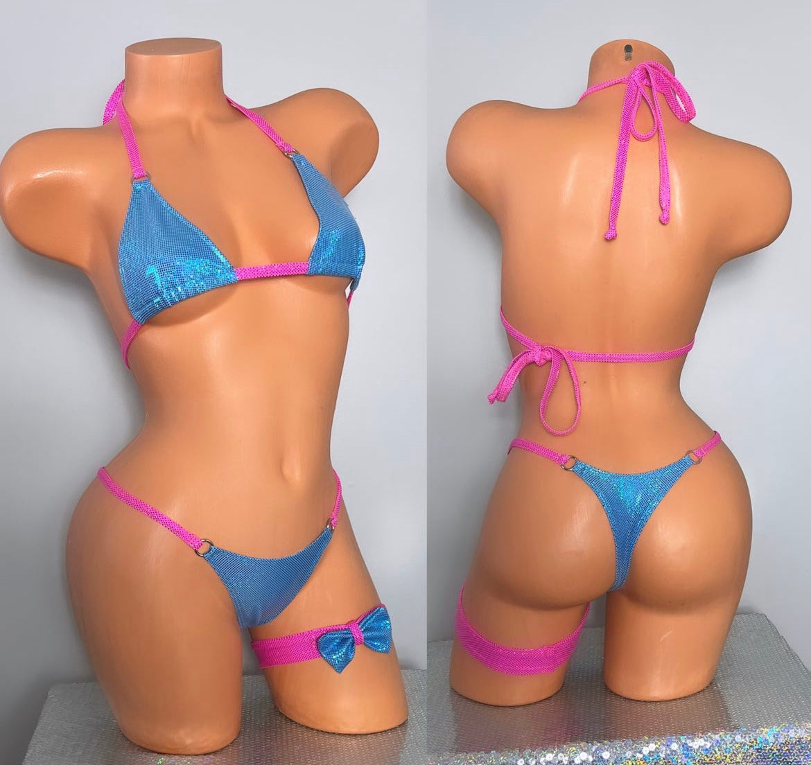 Cotton Candy G String Bikini