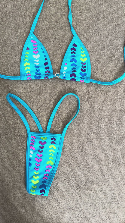 Hearts Diamond tiny g string