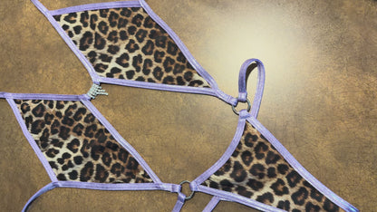 Diamond One Piece (purple leopard )