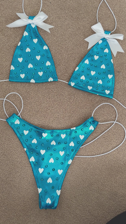 Rhinestone Hearts