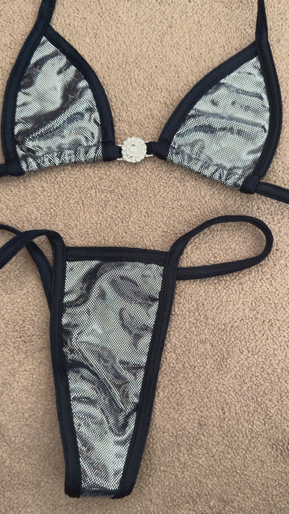 Star metallic g string