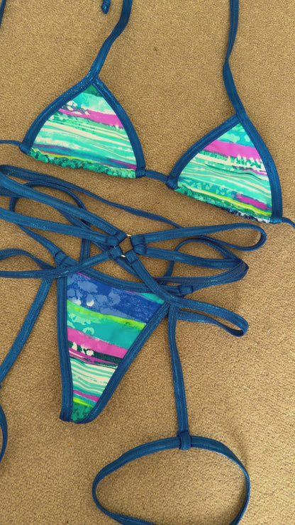 Multicolour garter set