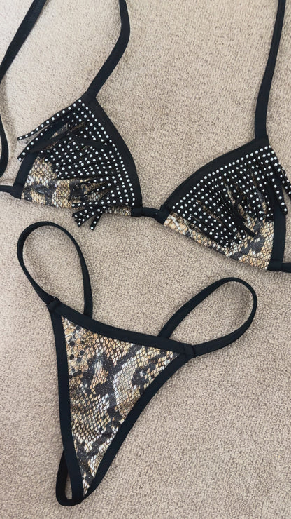 Rock ‘n’ roll snake bikini