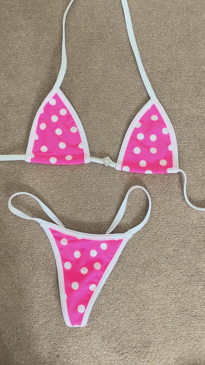 Polka dot Diamond tiny g string